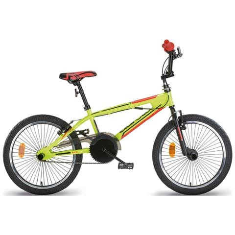 Bici Da Ragazzo Modello Bmx Stile Freestyle Bicicletta Misura 20 Art. 346   Linea Aurelia - 20 Giallo Fluo - Foto 2