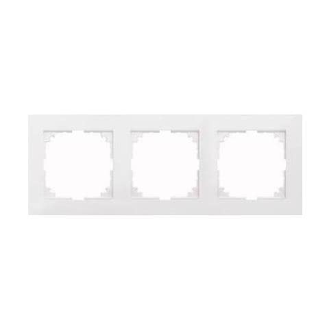 Meg4030-3619 Bianco Placca Copripresa E Copri Interruttori - Foto 1