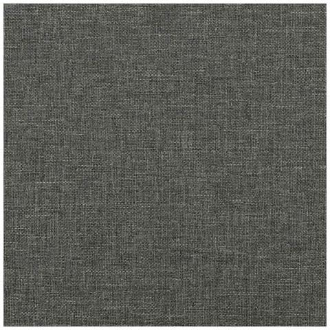 Giroletto senza Materasso Grigio Scuro 140x200 cm Tessuto - Foto 3