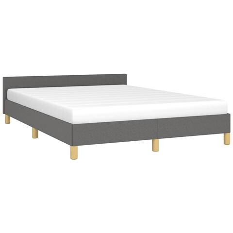 Giroletto senza Materasso Grigio Scuro 140x200 cm Tessuto - Foto 10