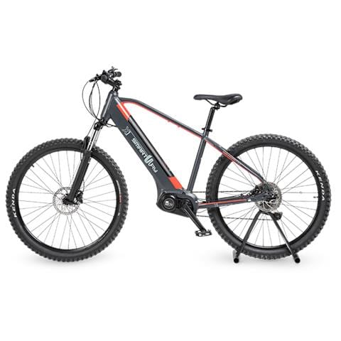 Bicicletta Elettrica X1 Motore OLI Sport Plus 27,5 Pollici Colore Grigio Rosso - Foto 1