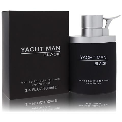 Yacht Man Black By Eau De Toilette Spray 3.4 Oz (men) - Foto 1