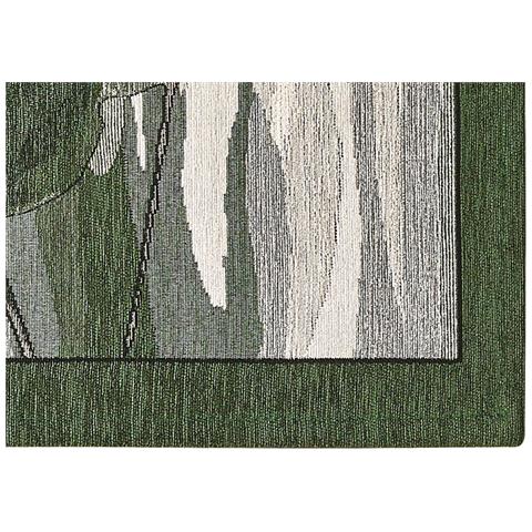 Tappeto Passatoia Cucina Corsia Retro Antiscivolo Disegno Amsterdam By Suardi 55x280 Verde - Foto 2