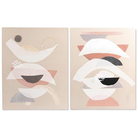 Quadro Dkd Home Decor 75,5 X 3,7 X 100 Cm Astratto Moderno (2 Unità) - Foto 1