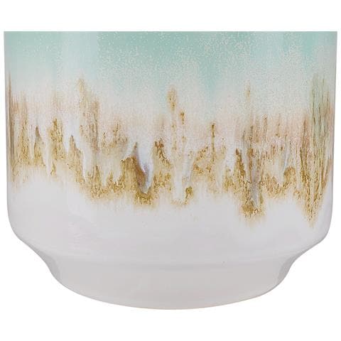 Vaso Da Fiori Cyme Gres Porcellanato 15 Cm Verde Menta - Foto 2