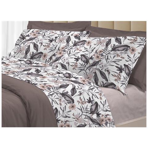 Completo Letto 100% Cotone 'Disegno Inglese' – Singolo, Matrimoniale, Una Piazza E Mezza – Lenzuola E Federe