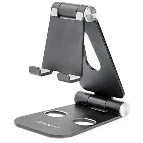 Supporto universale regolabile per smartphone e tablet - Ripiegabile - Nero - Foto 1