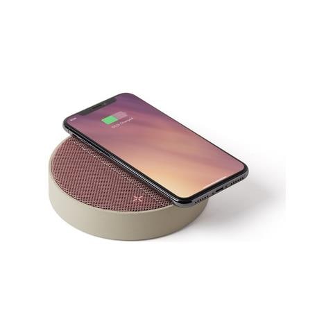 Speaker Bluetooth Compatto E Leggero Con Funzione Carica A Induzione, Rosa - Foto 2