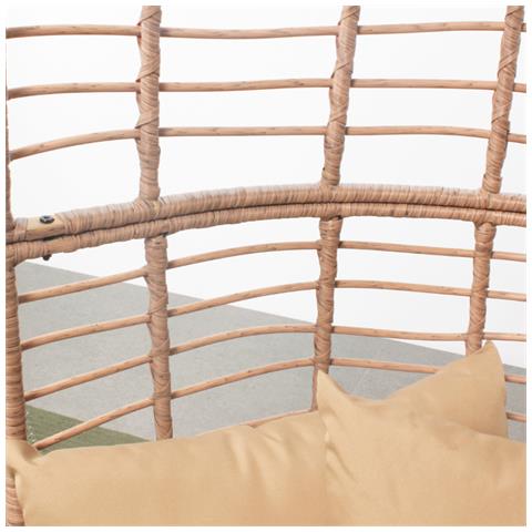 Jane Poltrona Indipendente A 2 Posti In Resina Effetto Rattan - Foto 8