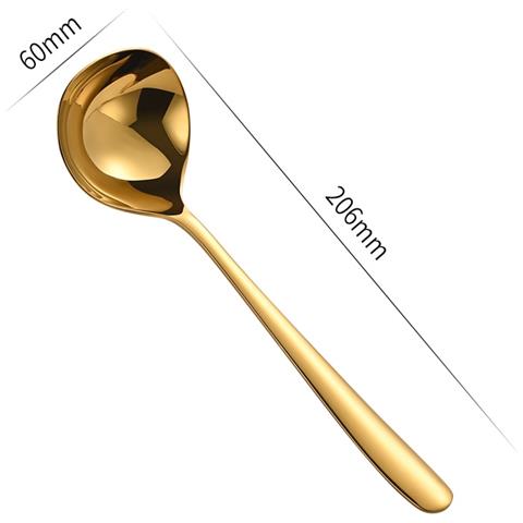 Mestolo Da Zuppa In Acciaio Inossidabile Gold - Foto 2
