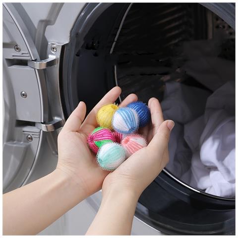 Confezione Da 6 Palline Per Bucato Antigroviglio Per Lavatrice Grey - Foto 2