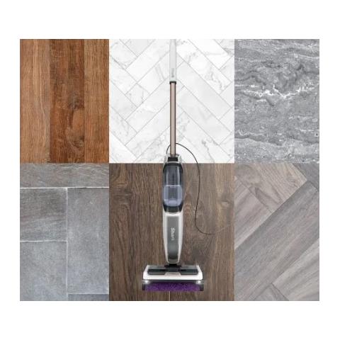 SteamPickUp Scopa a Vapore con Capacità 0,42 Litri Potenza 1230 W Colore Bianco - Foto 4