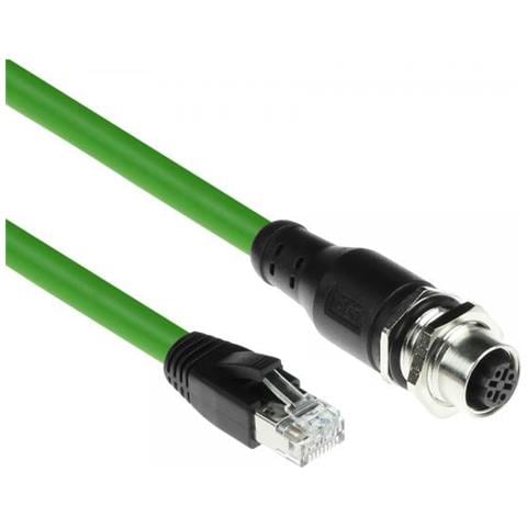 Sc4534 Cavo Di Rete Nero, Verde 3 M - Foto 1