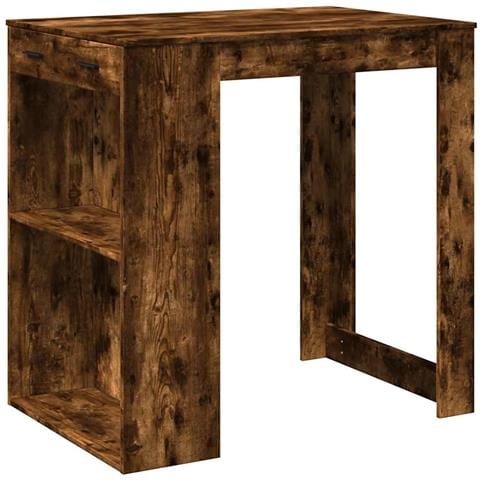 Tavolo Bar Rovere Artigianale 102x70x103,5 Cm In Truciolato - Foto 2
