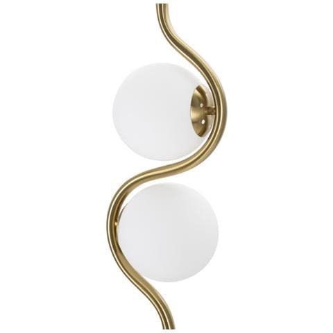 Lampada Da Terra Mf205 - Oro - Metallo - 25x25x168 Cm - Foto 2