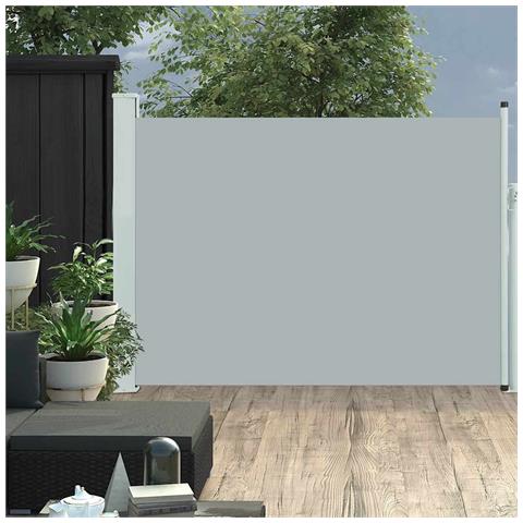 Lusso Casadino -  Tenda Laterale Retrattile Per Patio 120x500 Cm Grigia - Foto 8