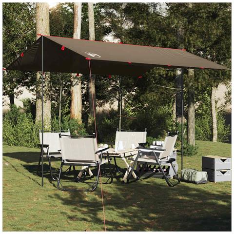 Telone da Campeggio Marrone 366x306 cm Impermeabile - Foto 1