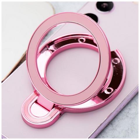 Supporto Da Dito Ring Holder Stand Magsafe Anello Adesivo Pink Per Smartphone - Foto 2
