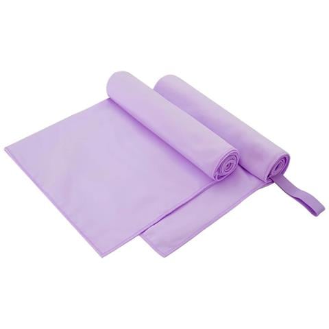 Asciugamani Sportivi 2 pcs Viola 100 x 50 cm - Foto 1