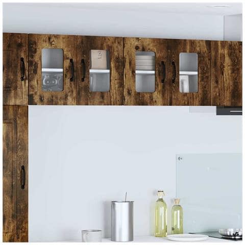 Pensile cucina Rovere fumé 60 x 31 x 40 cm Legno multistrato - Foto 2