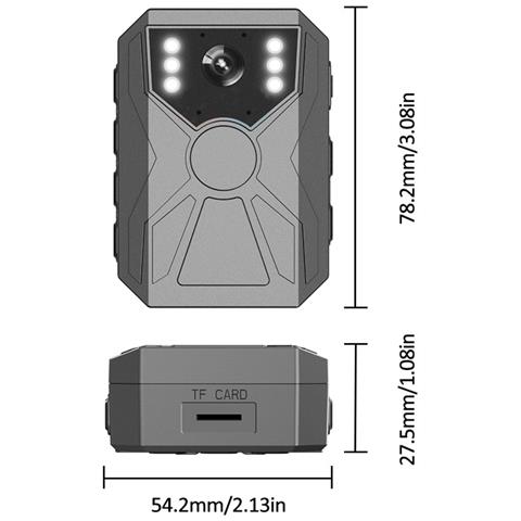 V7 Hd Telecamera Portatile Da Corpo Action Camera Con Wifi E Scheda Tf Da 32gb - Foto 7
