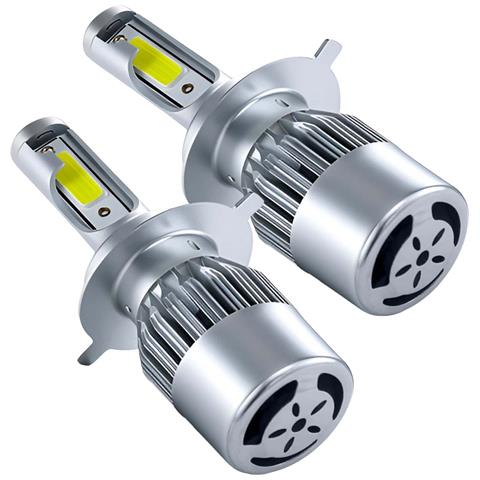 Lotto Di 2 Lampadine Led C6 H4 24w Per Faro Automobilistico, Illuminazione Ad Alta Intensità - Foto 2