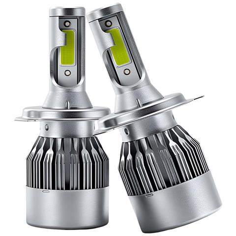 Lotto Di 2 Lampadine Led C6 H4 24w Per Faro Automobilistico, Illuminazione Ad Alta Intensità - Foto 1