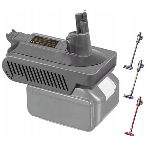 Adattatore Batteria 18v Per Dyson V10 - Compatibile Con Aspirapolvere Dyson V10 Animal, Absolute, Motorhead | Materiale Abs, Protezione Intelligente - Foto 1