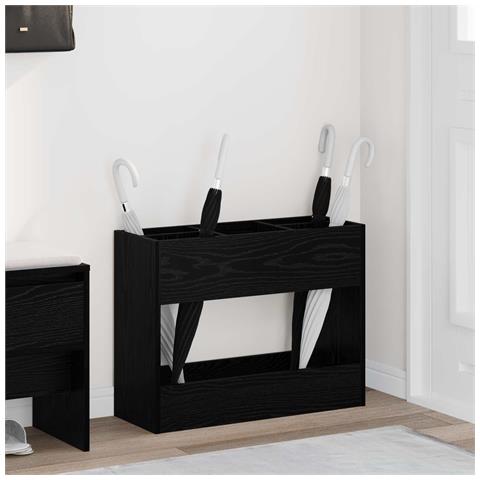 Supporto per Ombrellone Rovere Nero 65 x 24 x 50 cm - Foto 2