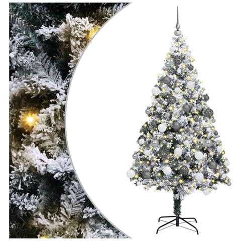 Albero di Natale artificiale con 300 LED Bianco 180 cm - Foto 1