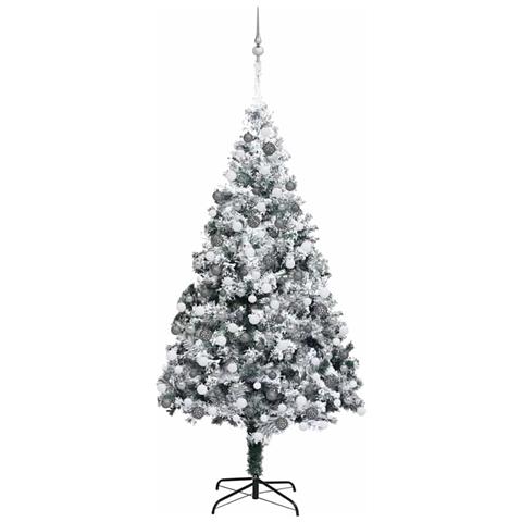 Albero di Natale artificiale con 300 LED Bianco 180 cm - Foto 2