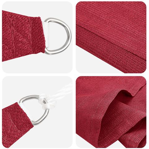 Telo Ombra Rosso 2,5 x 6 m HDPE - Foto 2
