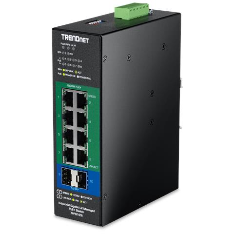 TI-PG103I switch di rete Gestito Gigabit Ethernet (10/100/1000) Supporto Power over Ethernet (PoE) Nero - Foto 1