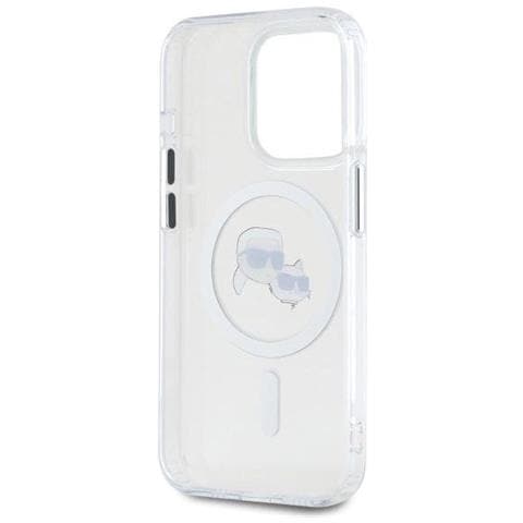 Karl Lagerfeld Iml Metal Karl&choupette Custodia Magsafe Per Iphone 15 Pro - Bianca - Foto 7