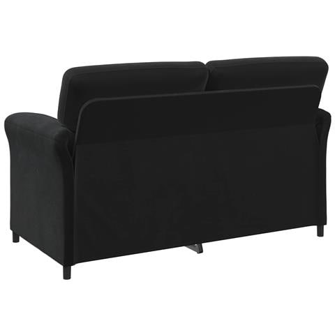 Set di divani 2 pz Nero Velluto - Foto 2