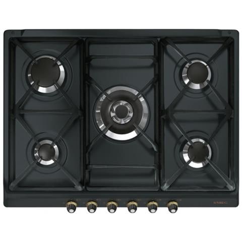 Piano Cottura a Gas SR775AO Serie Cortina 5 Fuochi Gas Colore Antracite - Foto 4