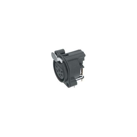 XLR Presa per apparecchi 5 N /A A orizzontale / Montaggio PCB Nero - Foto 1