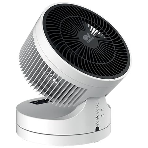 Ventilatore Da Tavolo Turbo Silenzioso 30dB - 4 Velocità, Oscillante, Timer 12h E Telecomando
