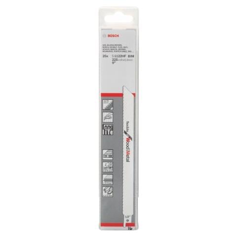 2608657560 - Lama Per Sega Sabre S 1122 Hf Flessibile, Per Legno E Metallo, Confezione Da 25 Pezzi - Foto 2