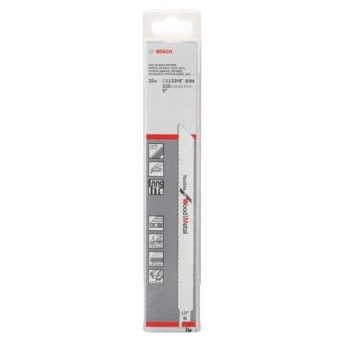 2608657560 - Lama Per Sega Sabre S 1122 Hf Flessibile, Per Legno E Metallo, Confezione Da 25 Pezzi - Foto 1