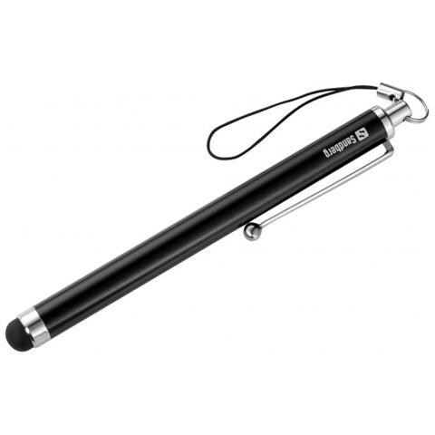 Touchscreen Stylus Pen Saver (touchscreen Stylus Pen Saver - Touchscreen Stylus Pen Saver, - Universal, Universal, Black, silver, Metal, rubber, 1 Pc[ s] , 100 Mm - Warranty: 60m)  - Foto 1