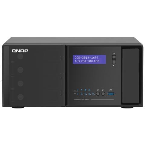 Switch Smart Edge PoE per desktop QGD-3014-16PT-8G Ethernet (10/100/1000) 32 Gbit /s Colore Nero - Foto 1