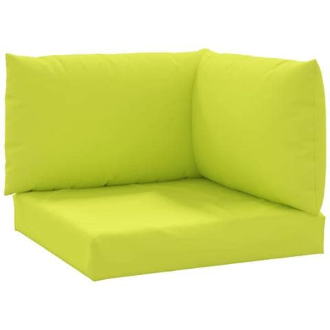 Cuscini per Pallet 3 pz Verde Intenso in Tessuto Oxford - Foto 1