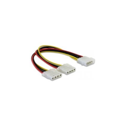 Y-Cable Power > 2x 4pin Molex 4pin Molex 4pin Molex cavo di interfaccia e adattatore - Foto 1