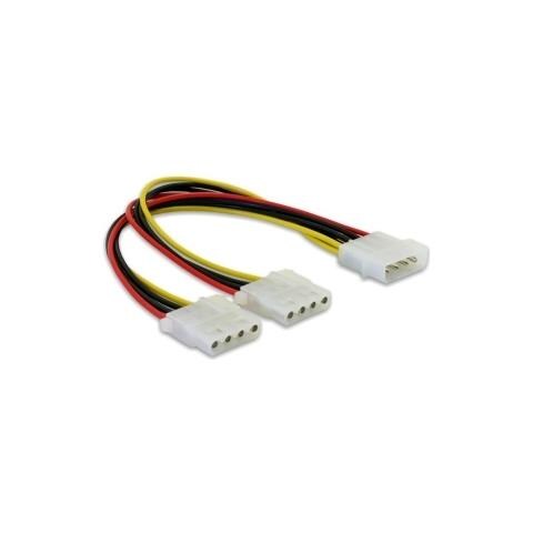 Y-Cable Power > 2x 4pin Molex 4pin Molex 4pin Molex cavo di interfaccia e adattatore - Foto 2