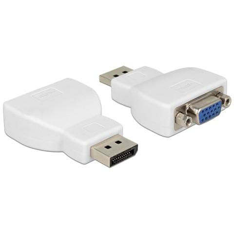 65568 DisplayPort VGA Bianco cavo di interfaccia e adattatore - Foto 1