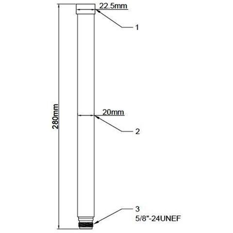88821, IEEE 802.11a, IEEE 802.11ac, IEEE 802.11b, IEEE 802.11g, IEEE 802.11h, IEEE 802.11n, 2.4 - 2.4835 / 5.15 - 5.875, Omnidirezionale, -40 - 80 °C, Tipo N, Vertical polarization - Foto 2