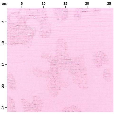 Garza Di Cotone Doppio 50 X 130 Cm 130 Gsm - Rosa E Foglio Caldo - Foto 1