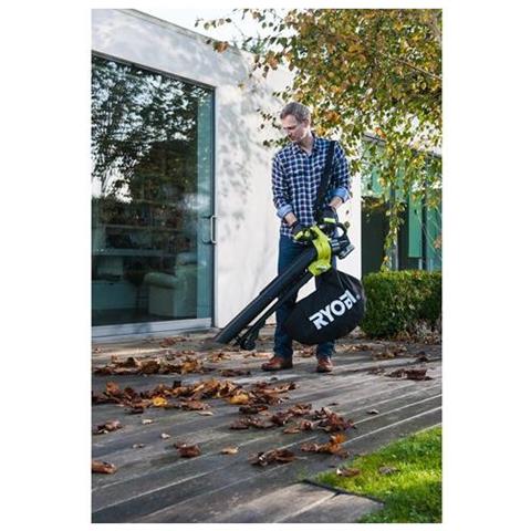 Ryobi Obv18 Soffiatore Di Foglie Cordless 200 Km/h Nero, Giallo 18 V - Foto 2