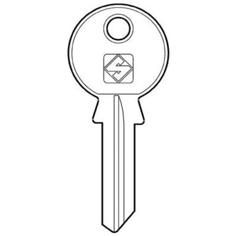 Chiave Piatta Michel Mh2r Silca Ottone Nichelato X 10 Pz - Foto 1